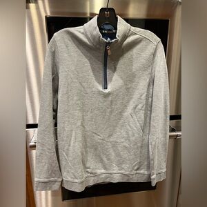 Johnnie-O Kids Sully Performance 1/4 Zip 
Boys size 16 Gray